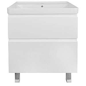 Тумба с раковиной Azario Мила 60Н CS00106635 белый матовый для ванной в интернет-магазине Sanbest