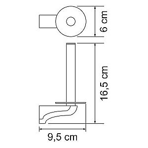 Держатель туалетной бумаги WasserKRAFT Kammel K-8397 купить в интернет-магазине сантехники Sanbest