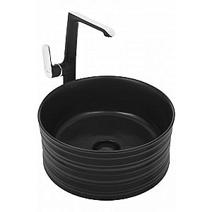 Раковина накладная WeltWasser WW ELBACH 3272 MB 40,5 черная матовая купить в интернет-магазине Sanbest