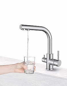 Смеситель для кухни Paulmark Essen Es213011-CR Хром купить в интернет-магазине сантехники Sanbest