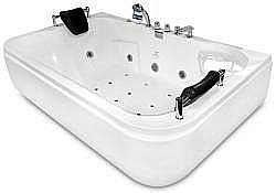 Гидромассажная ванна Gemy G9085 O 180х116 левая купить в интернет-магазине сантехники Sanbest