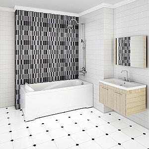 Ванна акриловая Vannesa Роза 2-78-0-0-9-208Р 169х77 купить в интернет-магазине Sanbest