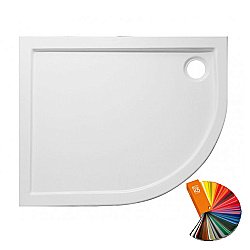 Душевой поддон Эстет Омега 100x80 цвет по RAL левый купить в интернет-магазине сантехники Sanbest