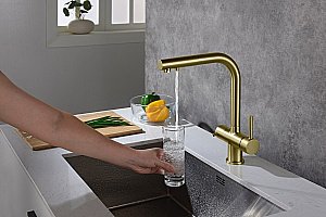 Смеситель для кухни Timo Saona 2356/17FL купить в интернет-магазине сантехники Sanbest