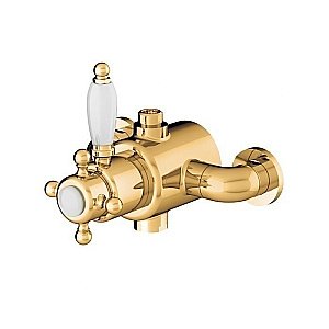 Смеситель для душа Gattoni Termostatici TSRE940D0.I oro золото купить в интернет-магазине сантехники Sanbest