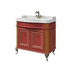 Тумба под раковину Caprigo Vivo 90 Красная купить в интернет-магазине сантехники Sanbest