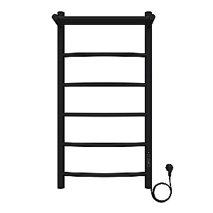 Полотенцесушитель электрический Azario VERONA П5 400х800 AZ04848PB черный купить в интернет-магазине сантехники Sanbest
