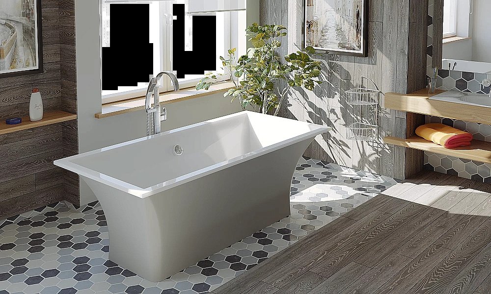 Ванна BAS Мадрид 170x80 серый купить в интернет-магазине Sanbest