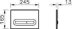 Кнопка для инсталляции Vitra Loop 740-0780 купить в интернет-магазине сантехники Sanbest