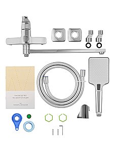 Смеситель для ванны WONZON & WOGHAND FLEX WW-639906-CR хром купить в интернет-магазине сантехники Sanbest