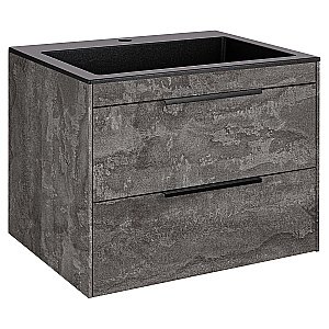 Тумба с раковиной Vincea Chiara 2D 600 G.Stone для ванной в интернет-магазине Sanbest