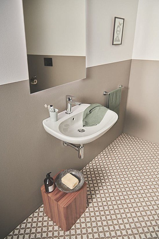 Раковина на полупьедестале Ideal Standard Tesi 60 T352201 белая купить в интернет-магазине Sanbest