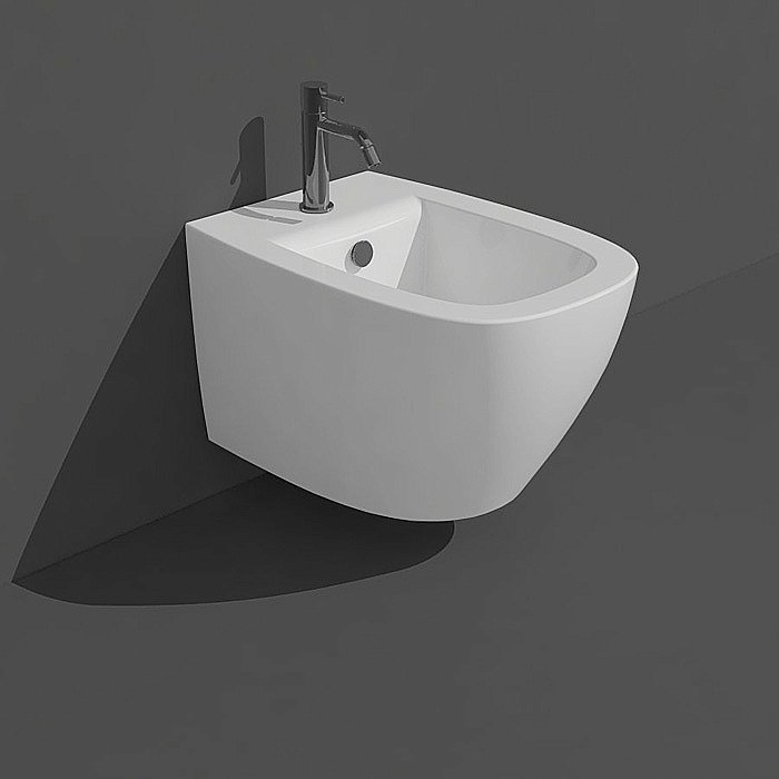 Биде подвесное Simas Juniper JU19 белое купить в интернет-магазине Sanbest