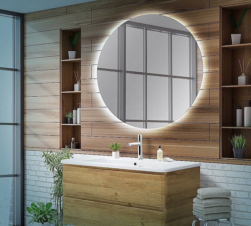 Зеркало BelBagno SPC-INT-700-LED в ванную от интернет-магазине сантехники Sanbest