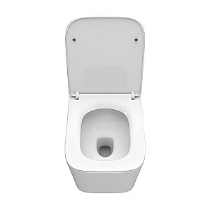 Унитаз подвесной BelBagno DUE-TOR BB5171CH-TOR/SC белый, с крышкой микролифт, безободковый, слив-торнадо купить в интернет-магазине Sanbest