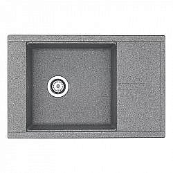 Мойка для кухни Акватон Делия 78 1A715132DE230 серый купить в интернет-магазине сантехники Sanbest