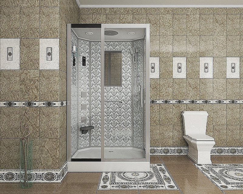 Душевая кабина Niagara Luxe 7711W 90х120 серебро купить в интернет-магазине Sanbest