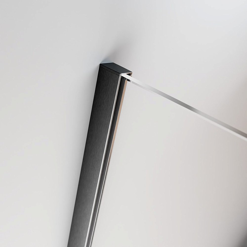Шторка для ванны Radaway Furo SL Brushed GunMetal PND II 120 стекло прозрачное/профиль брашированная оружейная сталь купить в интернет-магазине Sanbest