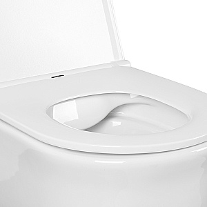 Унитаз подвесной с инсталляцией Aquatek Классик SET AQUATEK КЛАССИК cm-068 4в1 белый/кнопка хром матовый, безободковый, с крышкой микролифт купить в интернет-магазине Sanbest