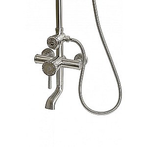 Душевая система Milacio Soria MC.102.SL серебро купить в интернет-магазине сантехники Sanbest