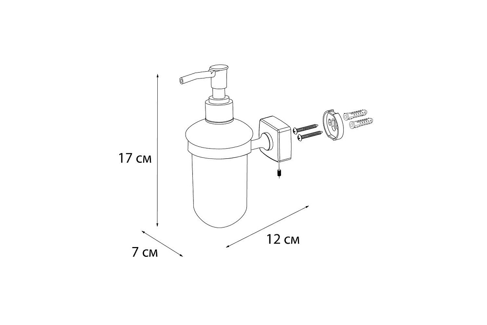 Диспенсер FIXSEN Kvadro FX-61312 купить в интернет-магазине сантехники Sanbest