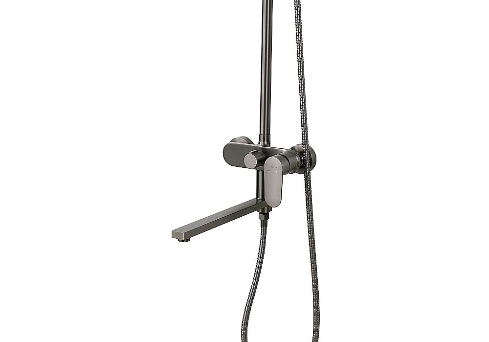 Душевая система Aquatek НИКА AQ2840BGM оружейная сталь купить в интернет-магазине сантехники Sanbest