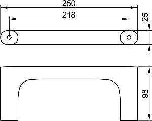 Полотенцедержатель KEUCO EDITION 400 11521010000 хром купить в интернет-магазине сантехники Sanbest