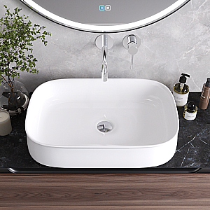 Раковина Cezares 56 CZR-6582 белая купить в интернет-магазине Sanbest