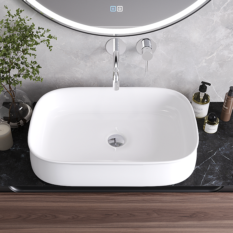 Раковина Cezares 56 CZR-6582 белая купить в интернет-магазине Sanbest