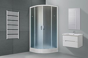 Душевой уголок Royal Bath RB100HK-C 100х100 матовый купить в интернет-магазине Sanbest