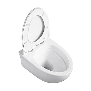 Унитаз подвесной Black&White UNIVERSE W-751 белый, безободковый купить в интернет-магазине Sanbest