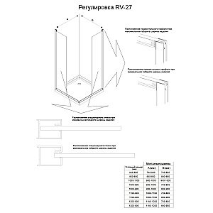 Душевой уголок Veconi Rovigo RV27GM-8080-01-C8 80x80 стекло прозрачное/профиль оружейная сталь купить в интернет-магазине Sanbest