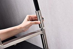 Смеситель для кухни Paulmark Tornado To213402-BS брашированная сталь купить в интернет-магазине сантехники Sanbest