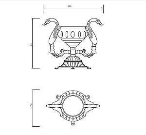 Мыльница Migliore Luxor 26219 прозрачное стекло/золото купить в интернет-магазине сантехники Sanbest