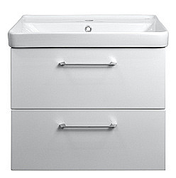 Тумба с раковиной Azario Ника 60 CS00080143 белая для ванной в интернет-магазине Sanbest