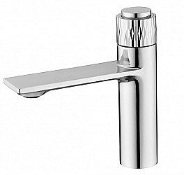 Смеситель для раковины Orange PUSH M01-021cr хром купить в интернет-магазине сантехники Sanbest