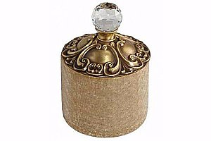 Баночка Migliore Cristalia ML.CRS-60.228.BR бронза/swarovski купить в интернет-магазине сантехники Sanbest