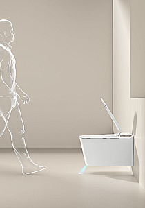 Унитаз-биде подвесной с инсталляцией Allen Brau Smart 4.I1001.20 белый, с крышкой микролифт, слив торнадо купить в интернет-магазине Sanbest