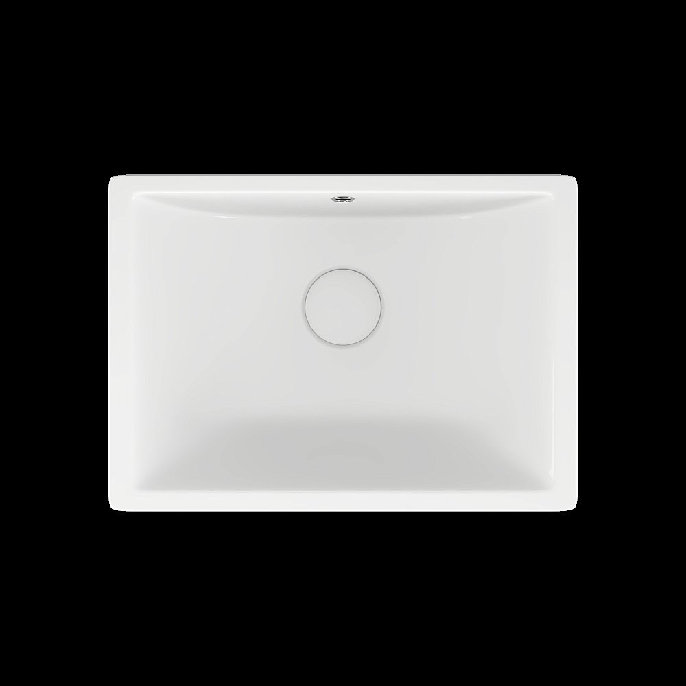Раковина D&K Berlin 46х33 DT1431616 белая купить в интернет-магазине Sanbest