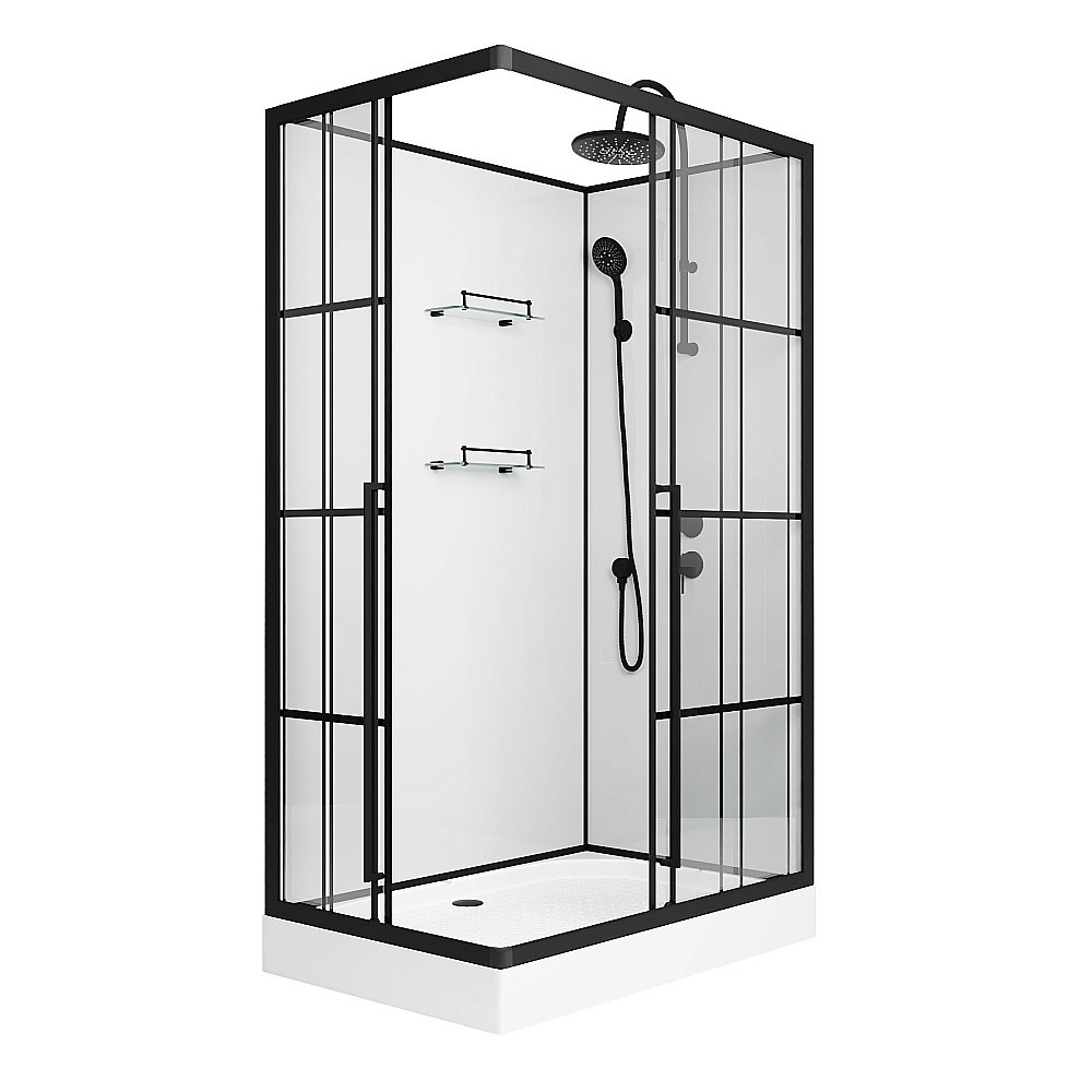 Душевая кабина Niagara Standart ST120/80/15Q/KL/BKT 120х80 купить в интернет-магазине Sanbest