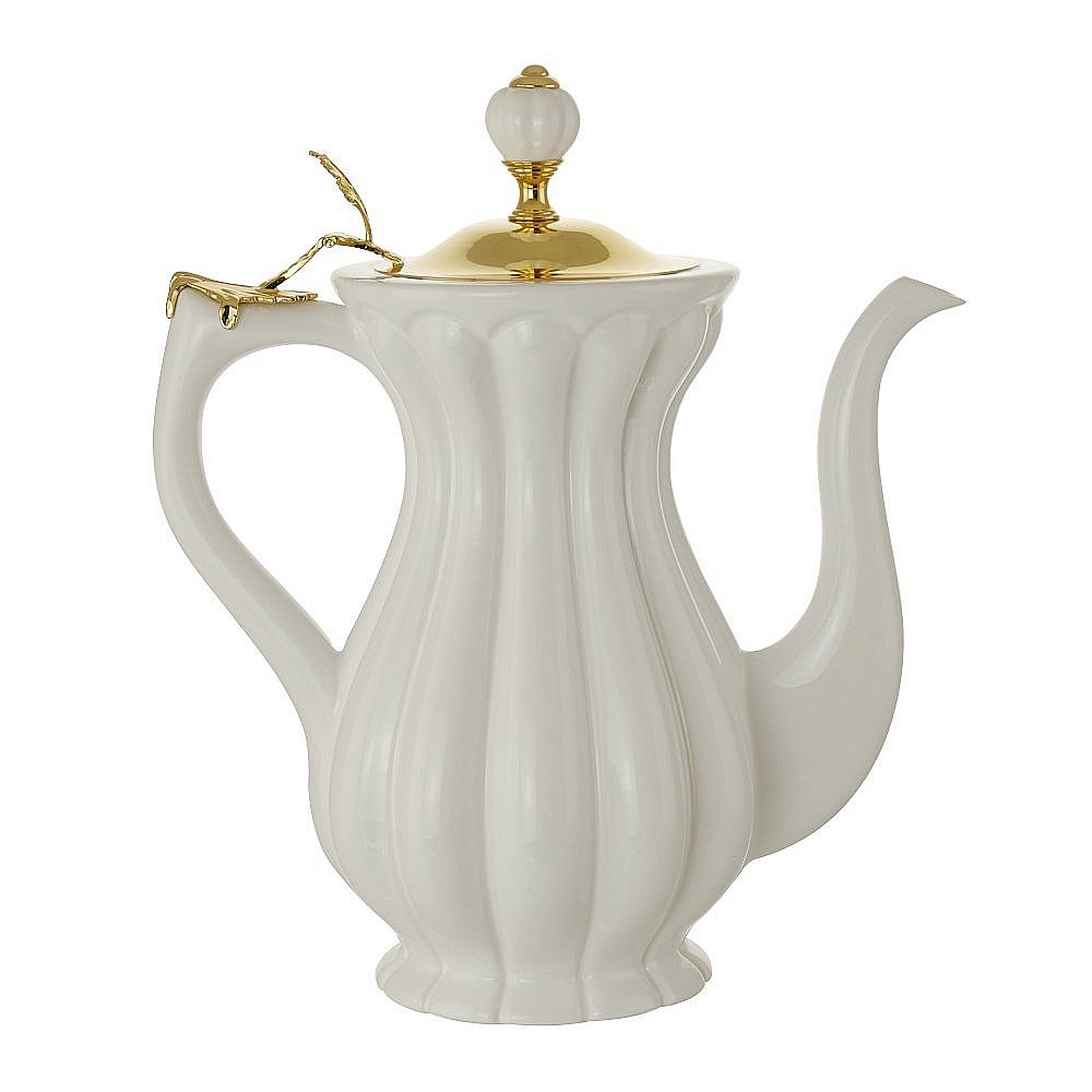 Кувшин Migliore Olivia 24923 белый/золото купить в интернет-магазине сантехники Sanbest