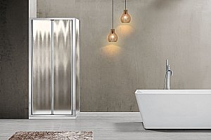 Душевой уголок Vincea Garda VSR-1G8080CH 80x80 стекло шиншилла/профиль хром купить в интернет-магазине Sanbest