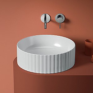 Раковина накладная Artceram Millerighe 44 OSL010 01 00 bi белая купить в интернет-магазине Sanbest