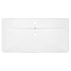 Тумба с раковиной Azario Lotos 100/2 CS00093902 белая для ванной в интернет-магазине Sanbest