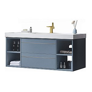 Тумба с раковиной Orans BC-1129 120 Matt Sky Blue для ванной в интернет-магазине Sanbest