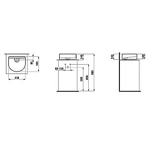 Раковина Laufen Sonar 8.1234.2.000.112.1 купить в интернет-магазине Sanbest