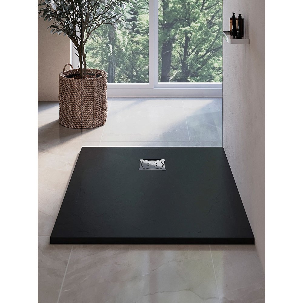 Душевой поддон RGW ST-G Stone Tray 16152815-02 80x150 графит купить в интернет-магазине Sanbest