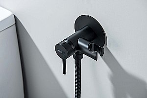 Гигиенический душ Aquatek Европа AQ1021MB черный матовый купить в интернет-магазине сантехники Sanbest