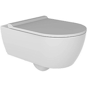 Унитаз подвесной с функцией биде beWash Melville HRKA052N3VP0W5SZ0 белый, безободковый, с крышкой микролифт купить в интернет-магазине Sanbest