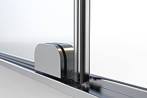 Душевой уголок Allen Brau Fantasy 2.0 3.11007.00+3.11013.00 130х90 стекло прозрачное/профиль хром купить в интернет-магазине Sanbest